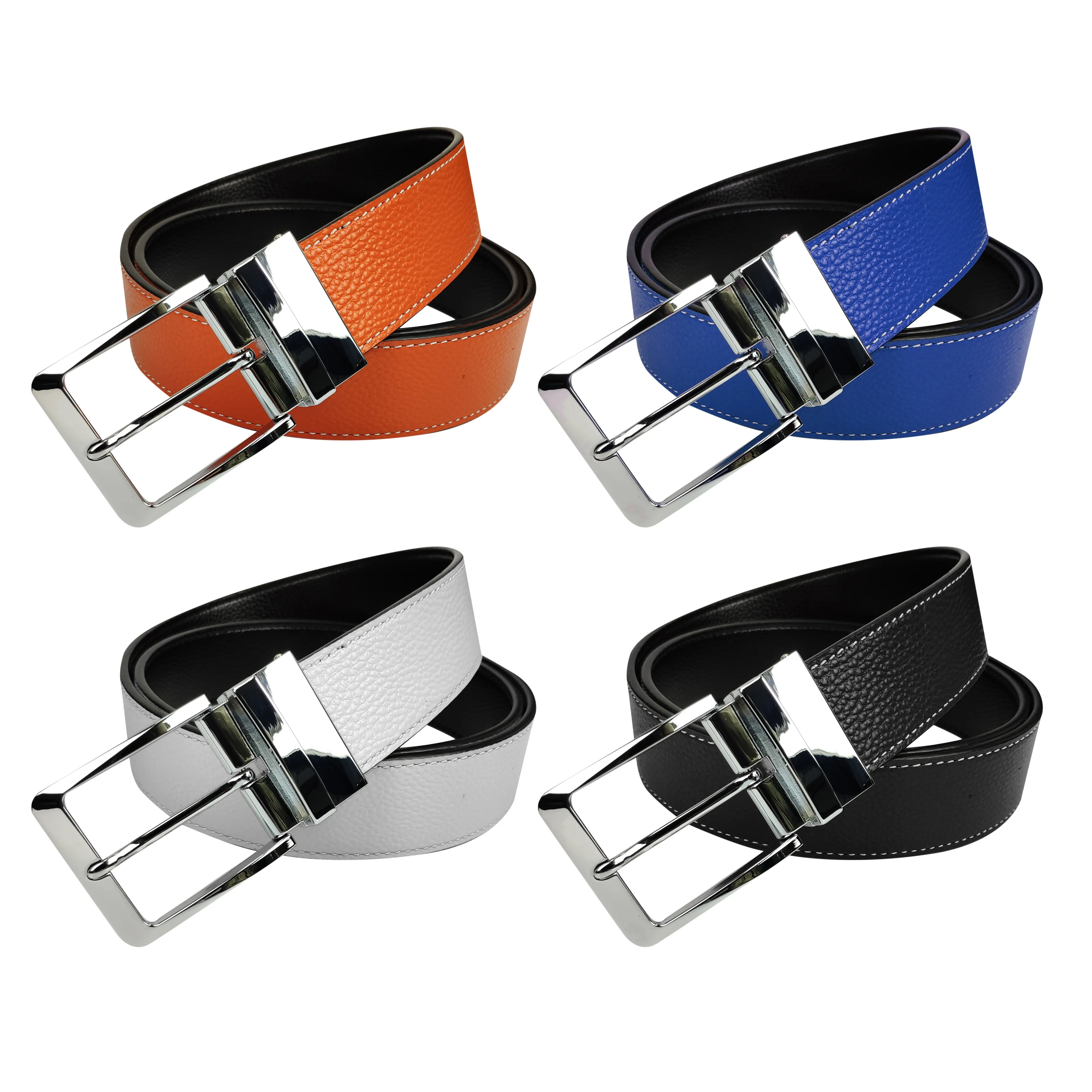 High Quality Unisex Adjustable Stretch Lightweight Fashionable Cowboy Belt Zinc Pin Buckle Outdoor Golf Belts Men