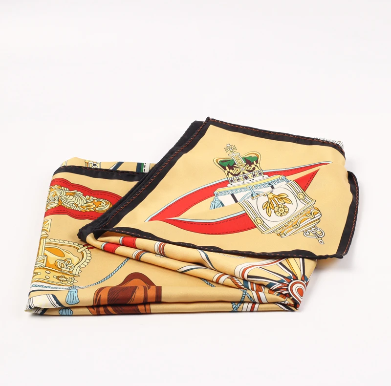 Wholesale Low Price Imitated Silk Scarves Custom 85*85cm Polyester Double Sided Printed Women Hijab Square Head Satin Scarves