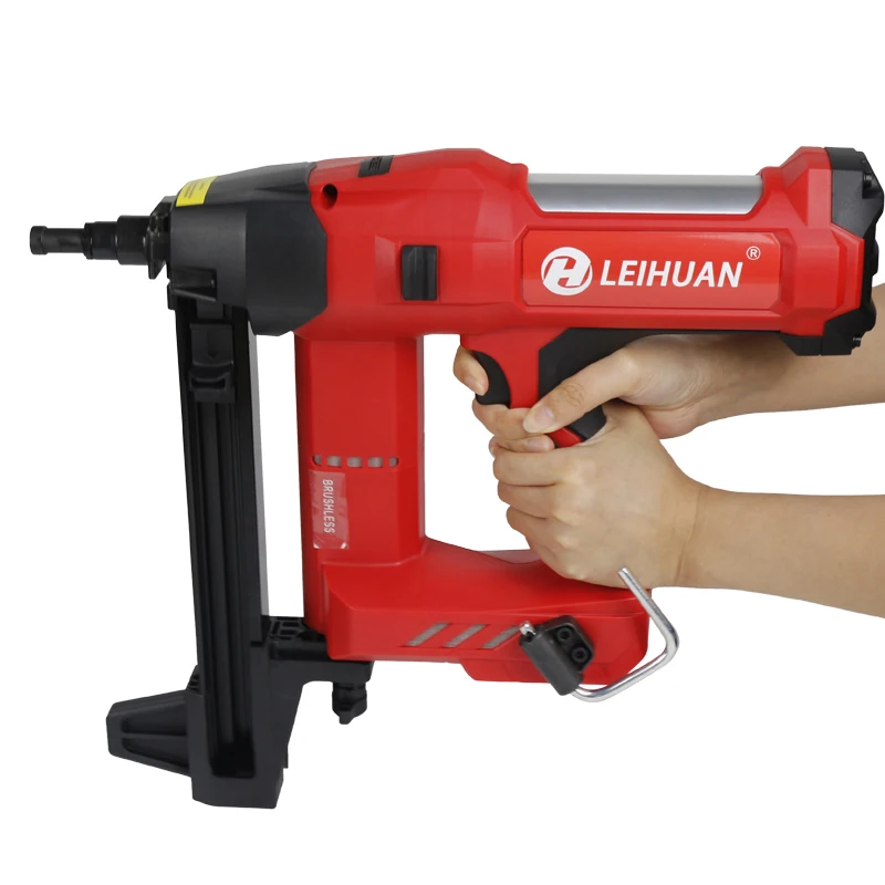 LEIHAUN DCCN90s2 battery powered nail gun concrete nailer tools machine staple gun