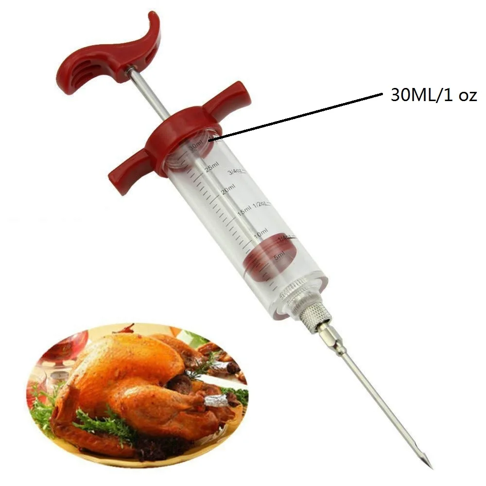 meat poultry marinating syringes 30ml/1oz 50ml 1.7oz