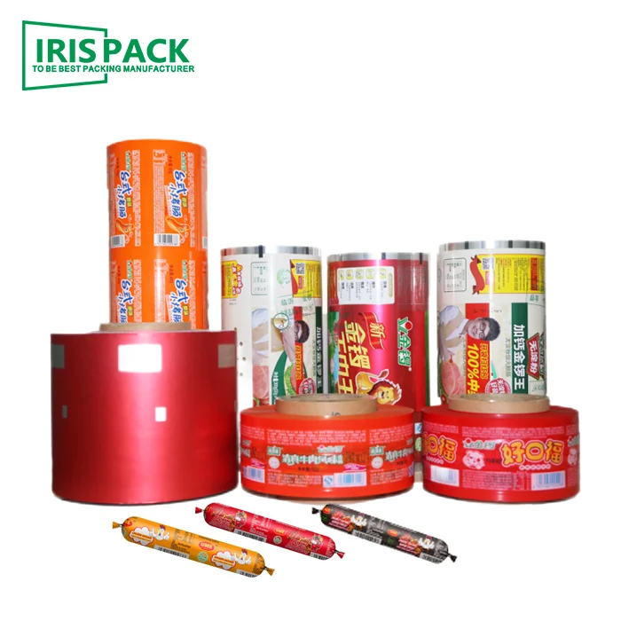 Hot Sales Printable And Customized Good Quality Artificial    PVDC  Sausage Casing For Sausage Making