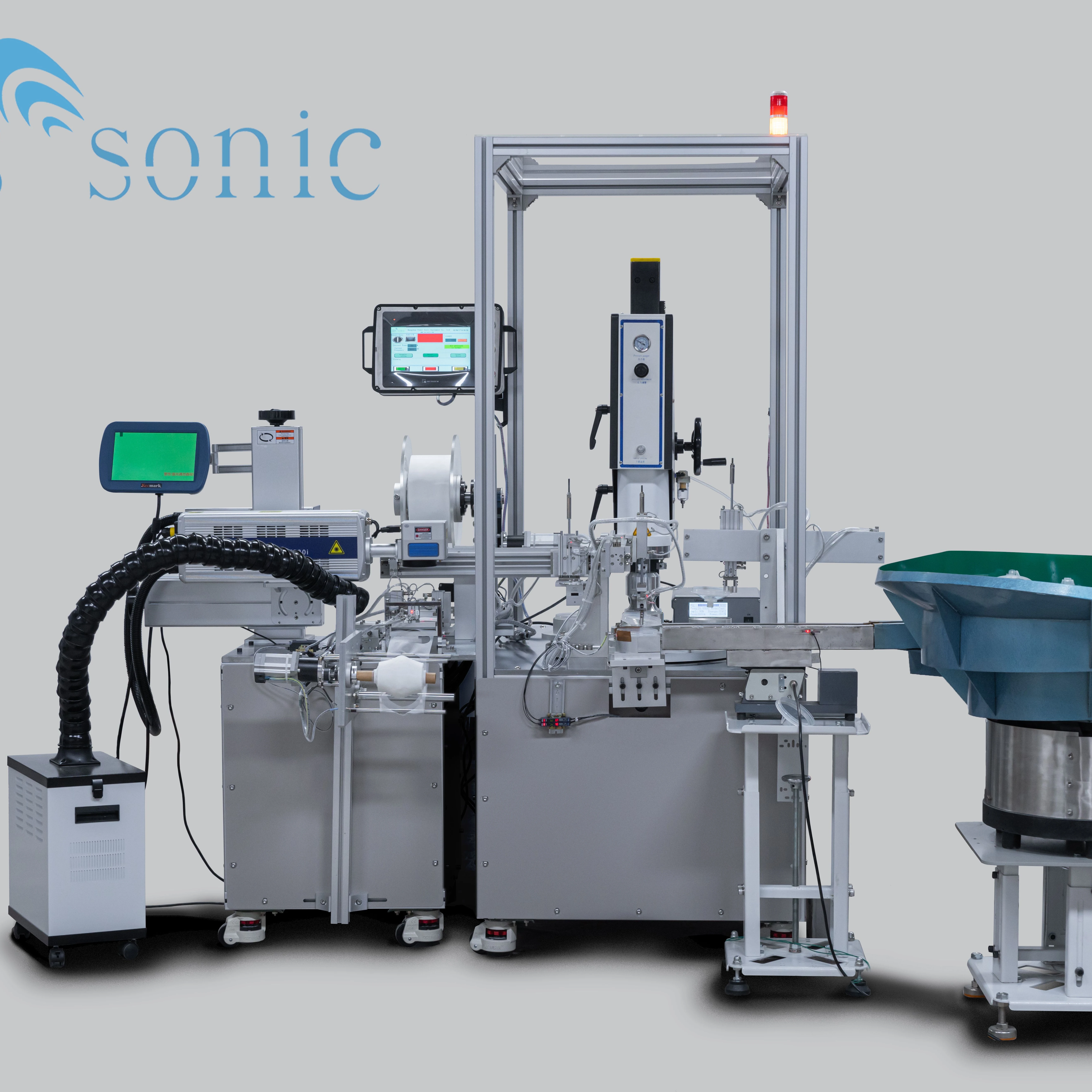 Automatic 20KHz Multi-station  Ultrasonic welding machine for Spirometer Filters