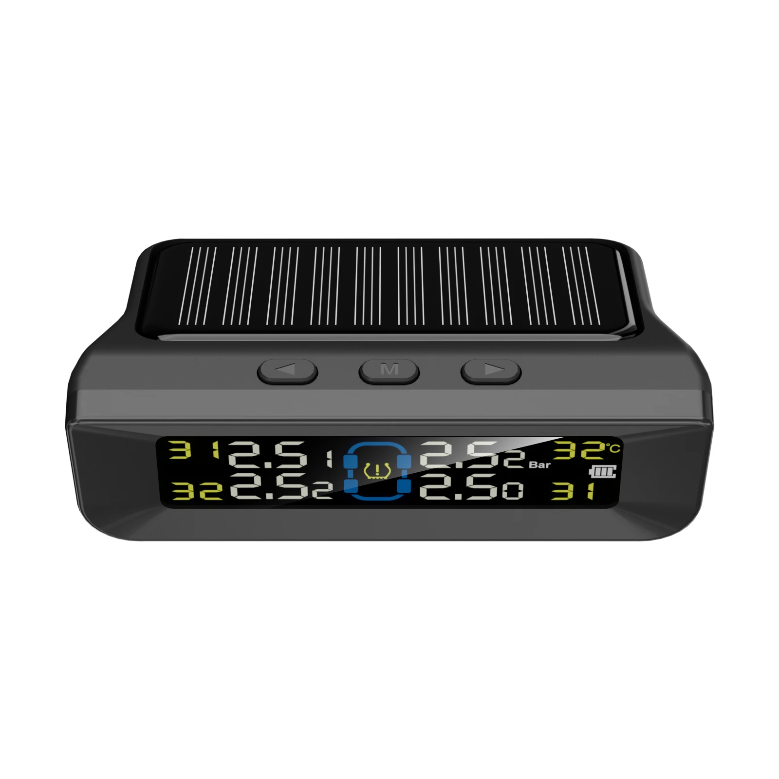 New Arrival Car Solar TPMS High brightness LCD display 8bar Steelmate Tyre Tire Pressure Monitoring System For Car TPMS Sensor