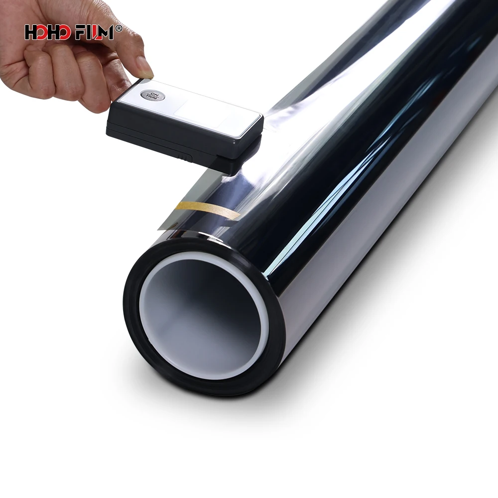HOHOFILM 1.52x5m High Heat Insulation Sun Control Window Film Nano Ceramic Car Solar Window Tint Black Side Windshield Film