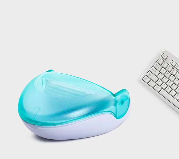 Magnetic Clip Dispenser Paper Clip Storage Box Transparent Fashionable Picture Office School Home OEM Service Accepted 100 CD01