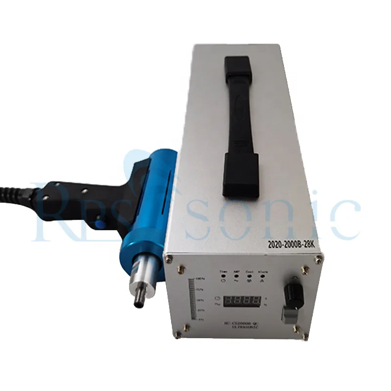 35KHZ Ultrasonic Chicken Manure Conveyor Belt Spot Welder, PP, PVC, ABS Ultrasonic Spot Welding Machine
