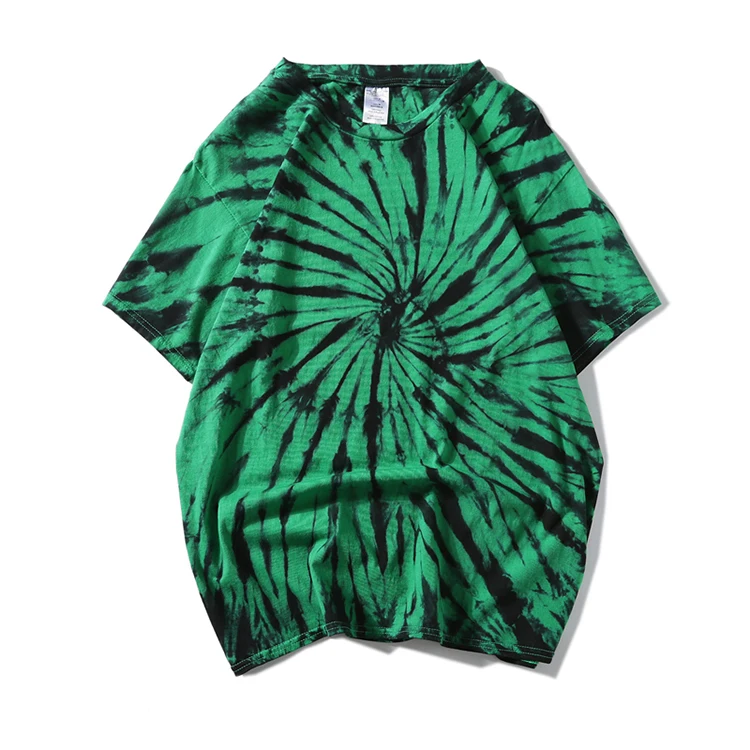 Custom tie dye lounge wear t shirt oversized tie dye tie dye t shirt men