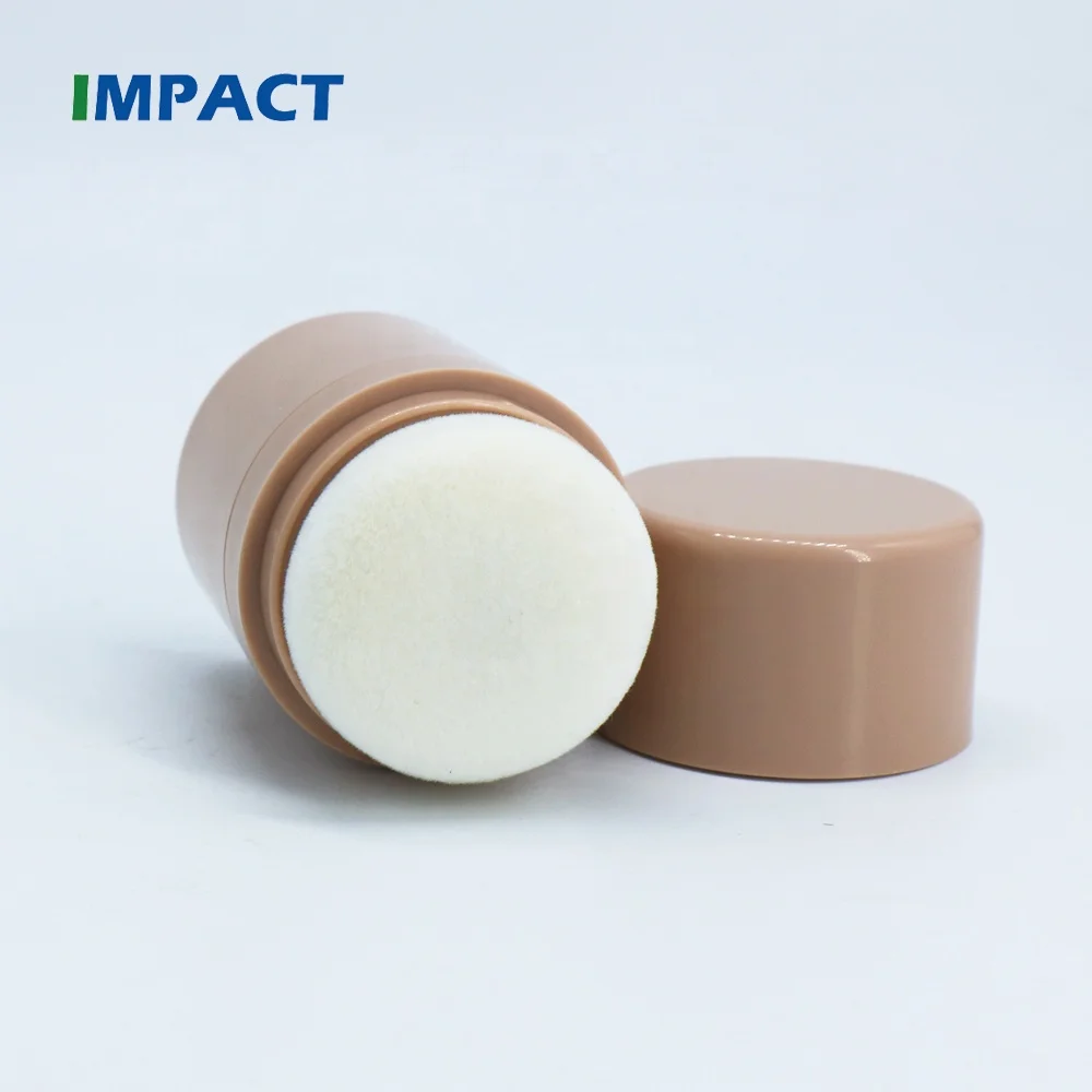 Pink Loose Powder Jar with Sponge