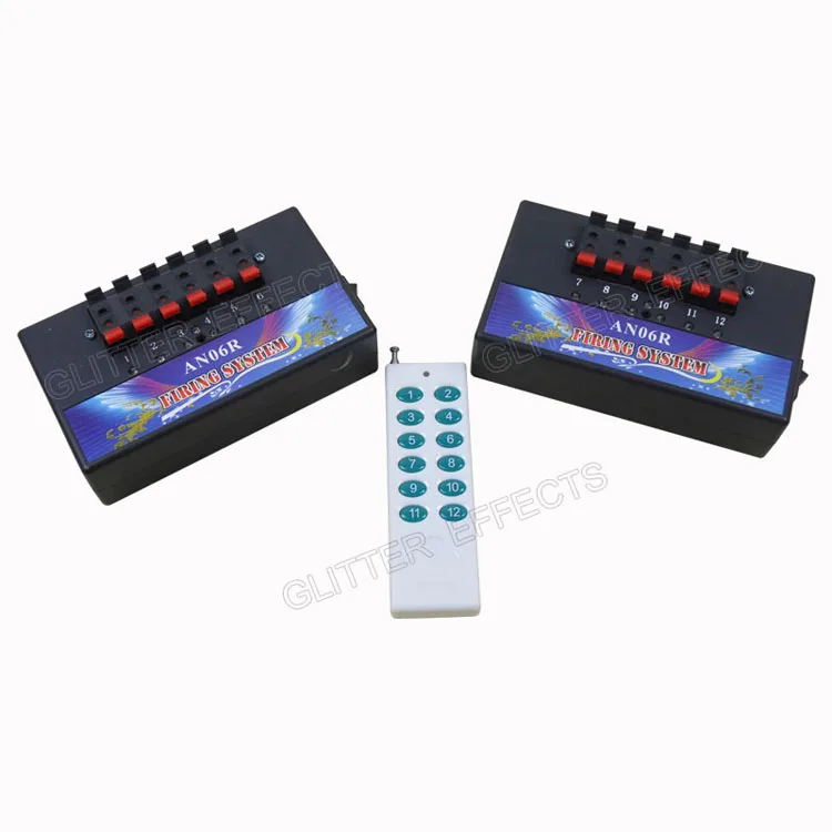 One receiver 8 cues wireless remote control fireworks ignition system for stage party