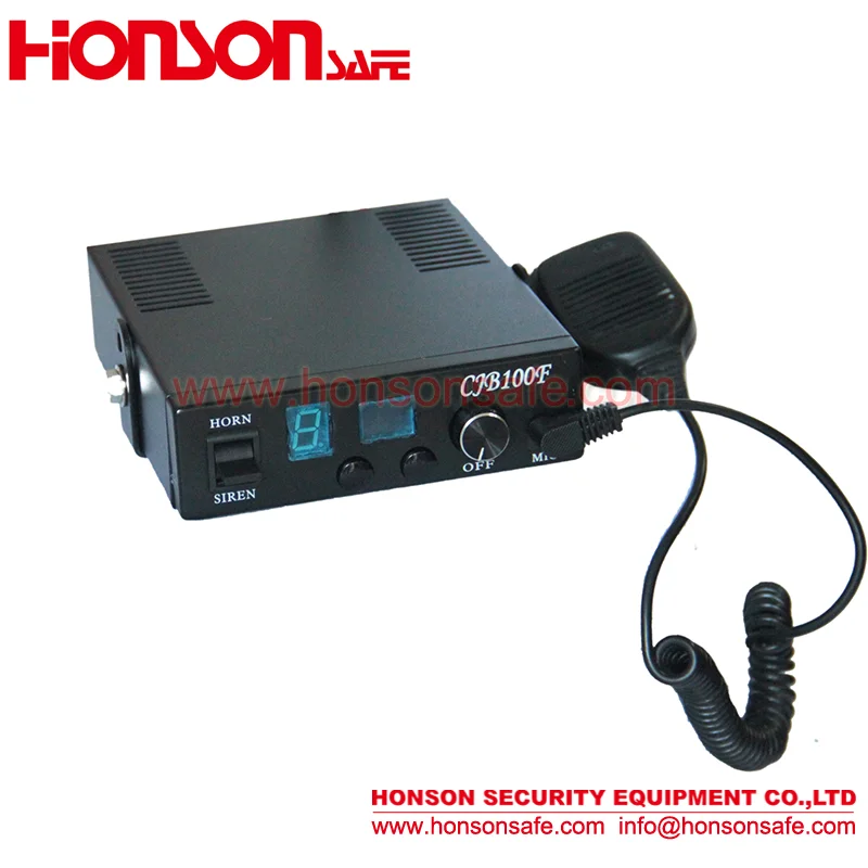 DC12V/24V 100W/150W/200W Optional high quality fire truck ambulance car electronic Alarm siren CJB-100F