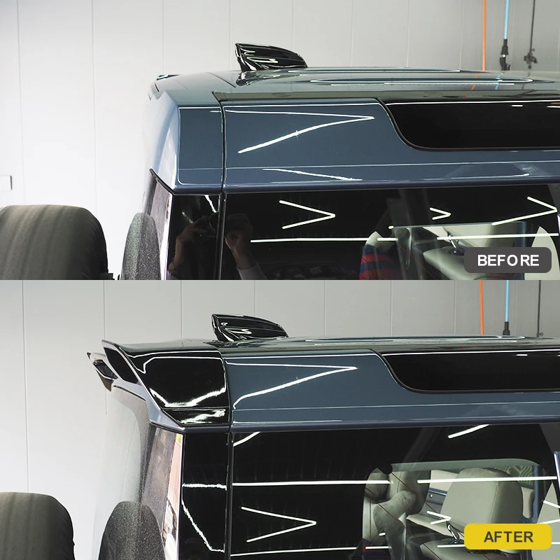 High quality ABS Raw Material rear spoiler rear wing for Defender l663 range rover 110/90