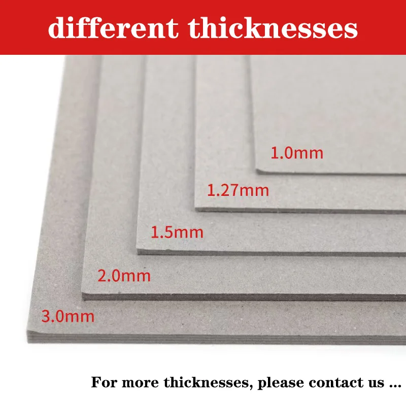 High-quality double-sided gray cardboard high-hardness Customizable specifications Clothing shirt packaging gift box cardboard