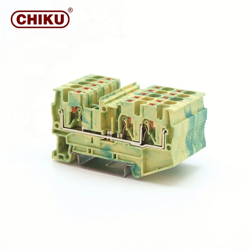 Factory Direct CHIKU Terminal Blocks Direct Push in Upper Spring Spring Break Test Feature