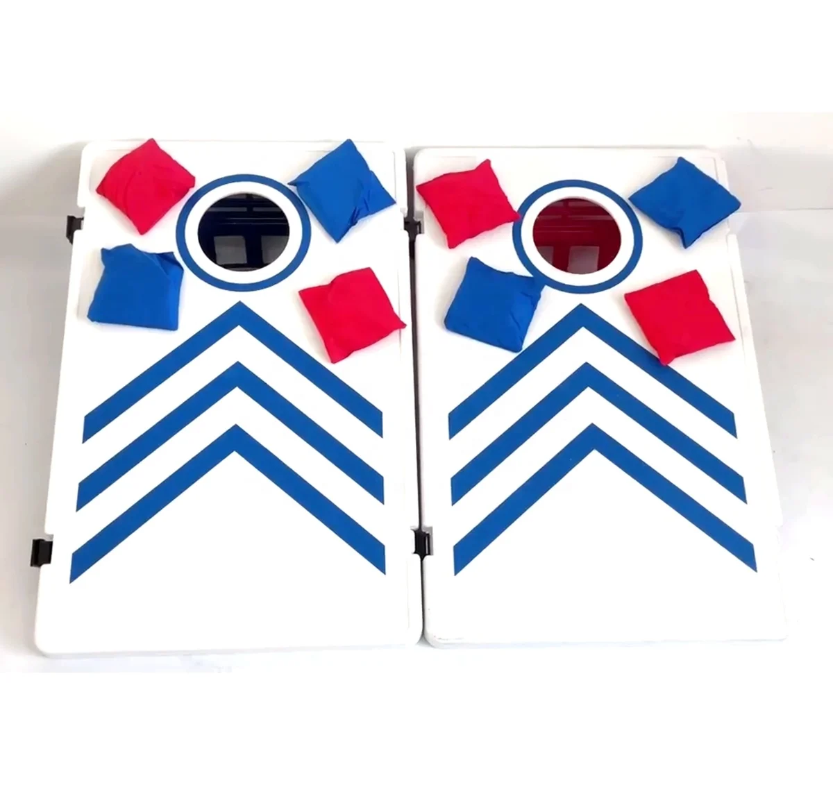 OEM Customized Plastic bean bag  toss game cornhole game