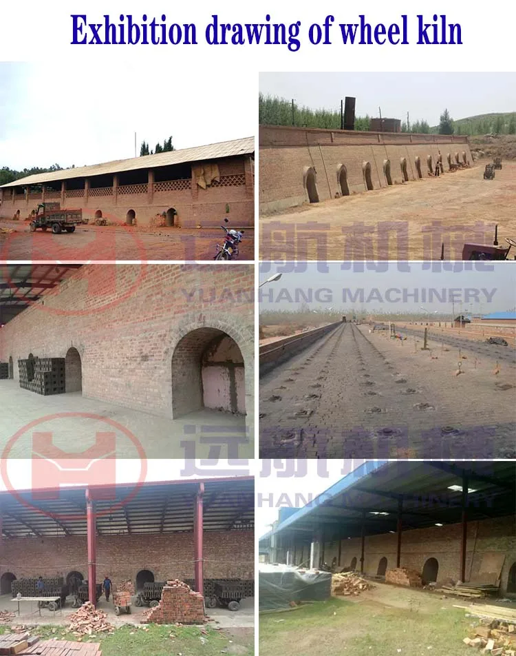 Clay mud soil Bricks production line Burning Oven Wheel drying gas kiln burners for Tunnel Kiln Red Clay Brick Factory