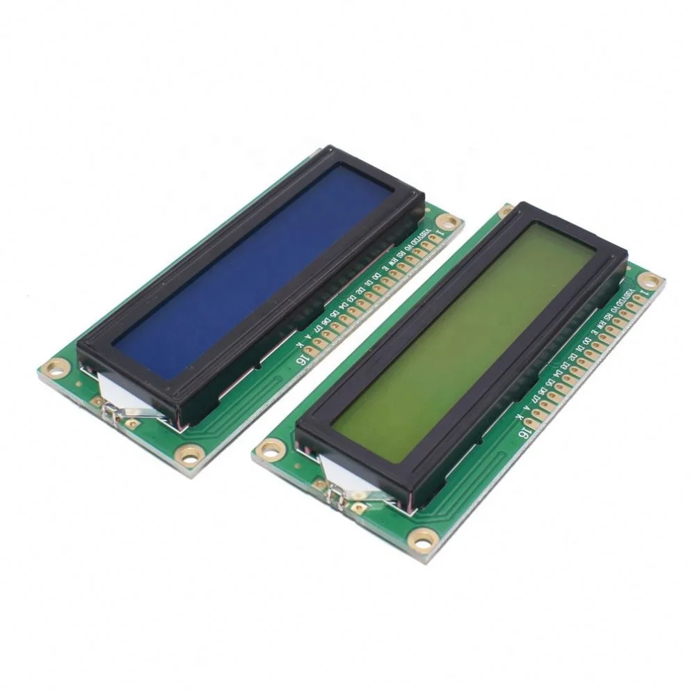LCD1602 1602 ЖК-модуль синий/желтый зеленый экран 16x2 символа ЖК-дисплей PCF8574T PCF8574 IIC I2C интерфейс 5 В для