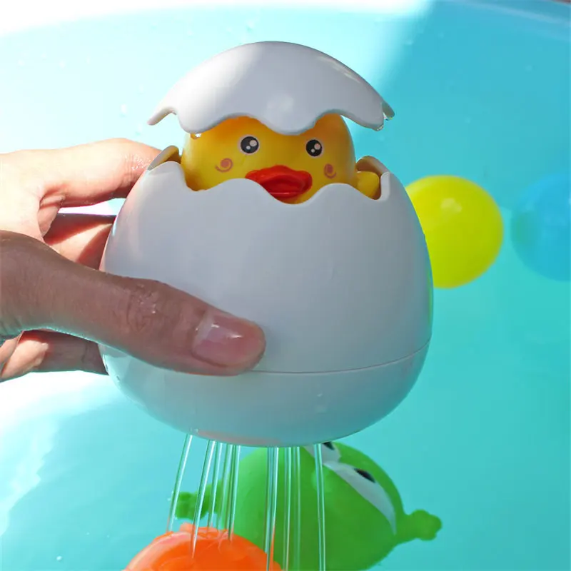  Игрушки для ванны дождь облака утка кабина играть в воде детский спринклер ванной