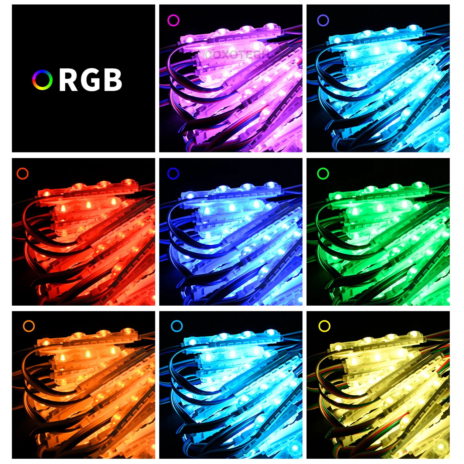 M63R7 2835 12V 145° 175° RGB LED Module