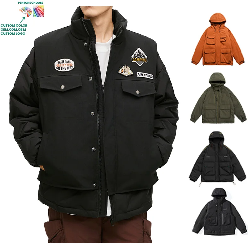 Custom Logo Boomer Jackets Waterproof Windproof Spring Pilot Jacket For Men