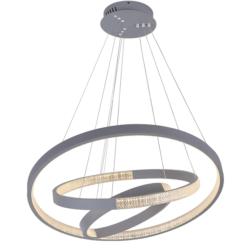 103W 57W 3000-6000K 90-265V dinning living kitchen room round pendant Aluminum lamp led chandeliers light