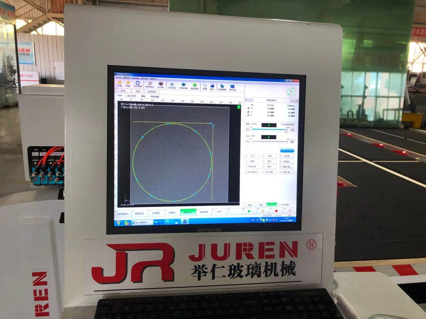 Chinese Factory Supply Top Selling CNC Full Automatic Glass Cut Machine Glass Processing Machinery for Industrial Building Glass