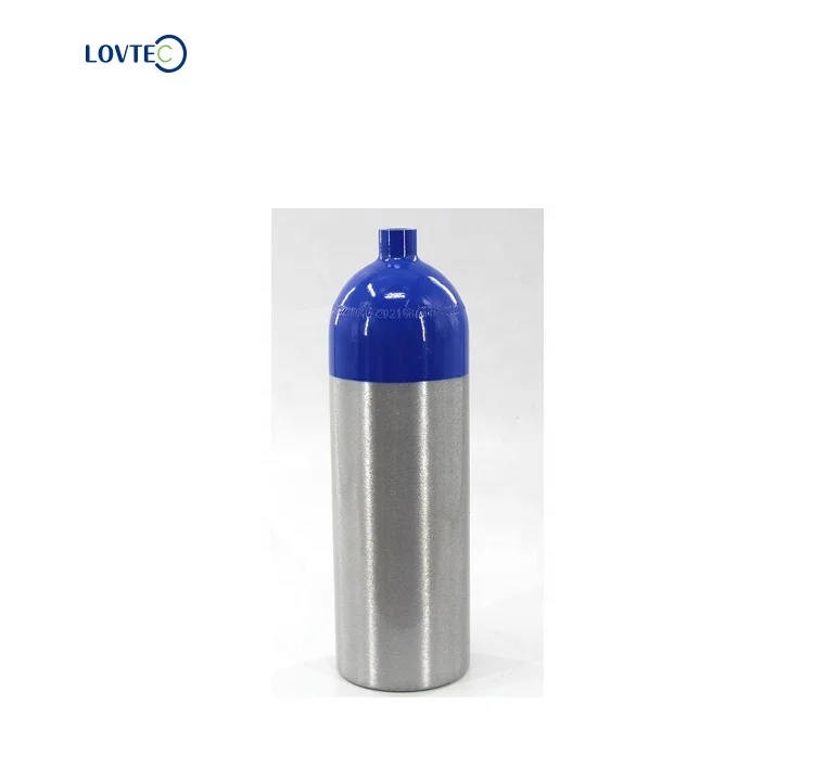 High quality hospital oxygen regulator cylinder steel aluminum medical gas tank cylinder for sale