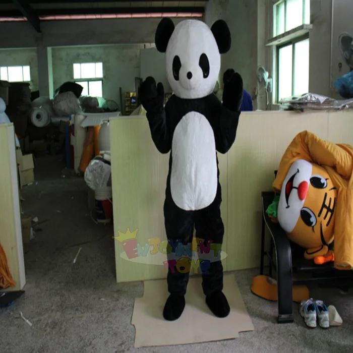 CE High Quality Happy Cute Panda Mascot Costume Adult Christmas Fancy Dress