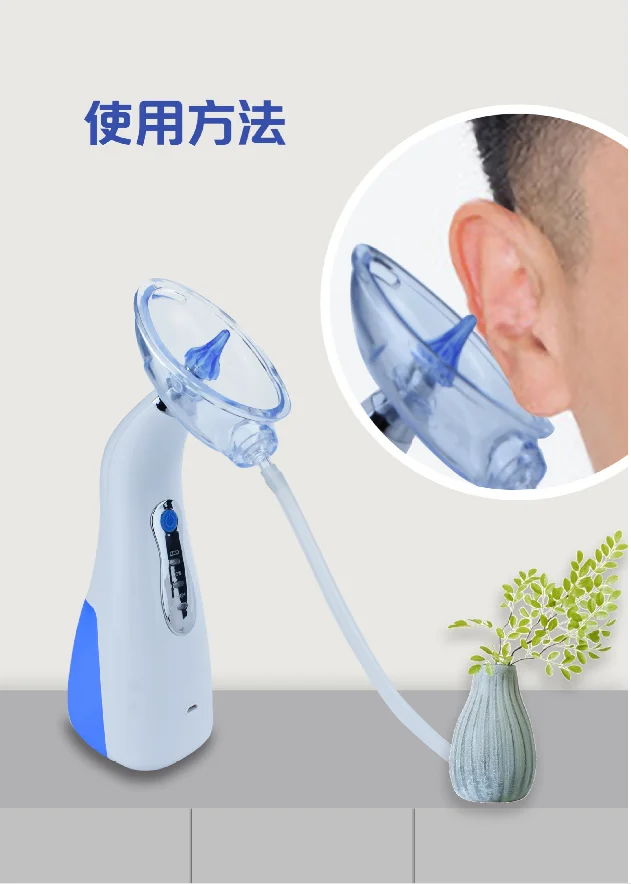 Safe and Effective to Clean Ear Blockage of All Ages Electric Ear Wax Remove Kit Electric Ear syringe