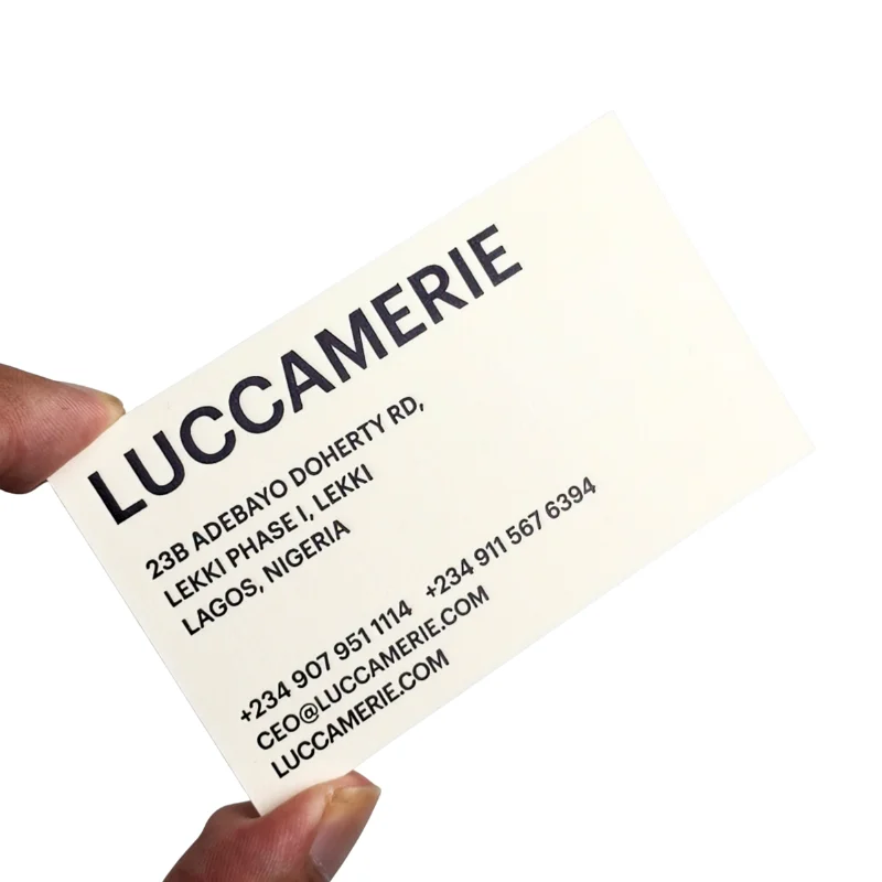 High Quality Custom Paper Printing Service White Paper Business Name Card Printing / Greeting Card / Thank You Paper Card