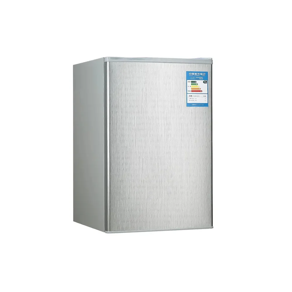 Flylon white blue orange household desktop single door 90L mini refrigerator
