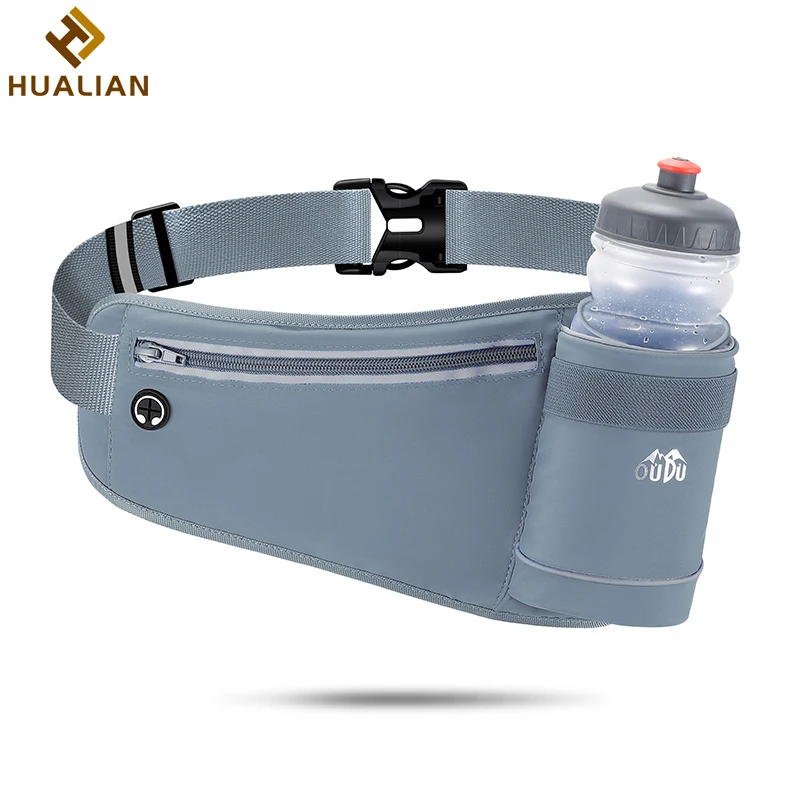 HUALIAN lycra High Quality Fitness Woman Man Unisex Sport Running Belt Waist bag for Marathon