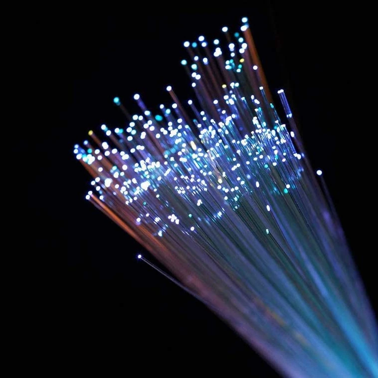 ПММА светящиеся боковые излучения 0 25 мм пластиковое оптическое волокно для