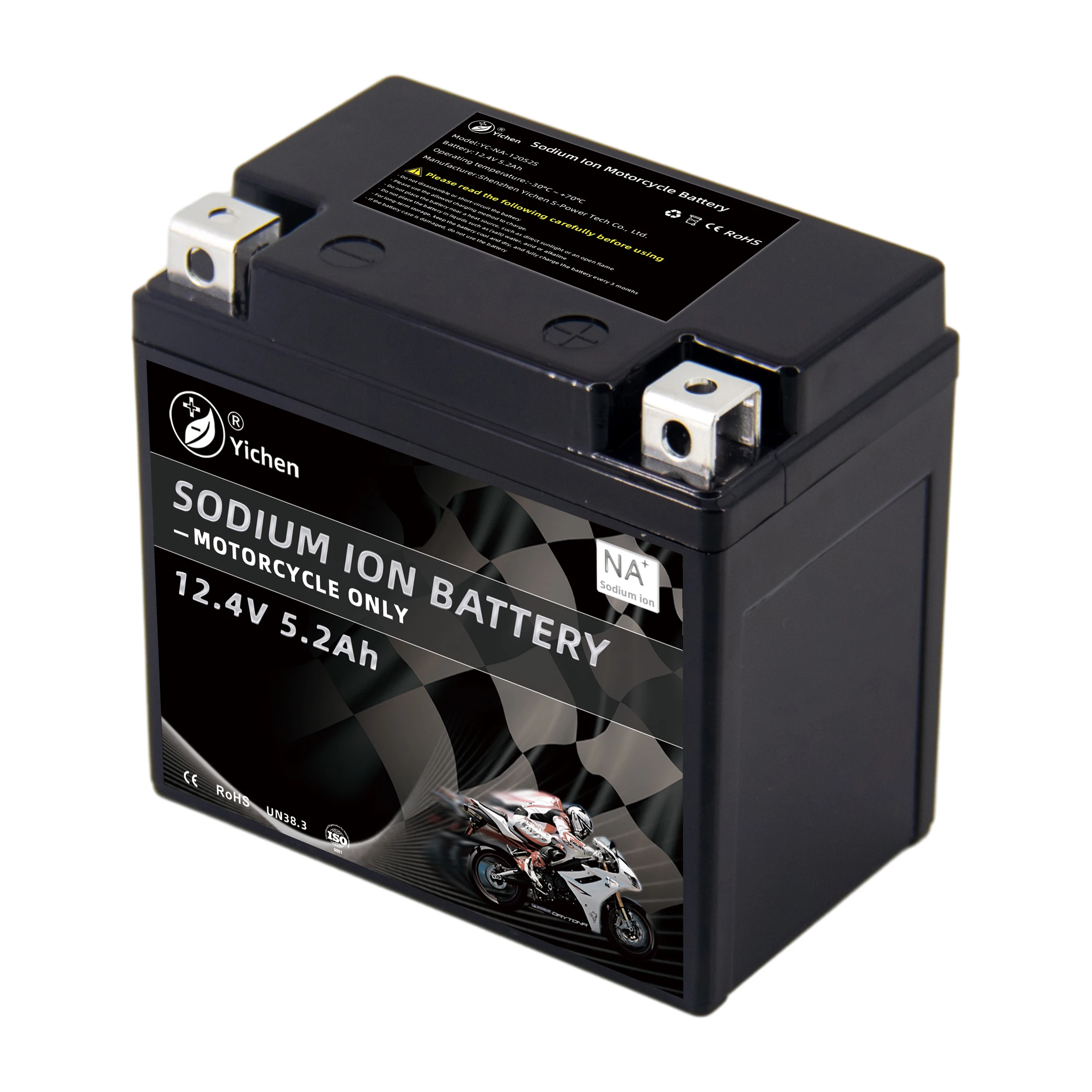 YTX5-BS Sodium Na-ion Battery 12v 5.2Ah Na Ion Battery 4ah 3ah 5ah starter battery