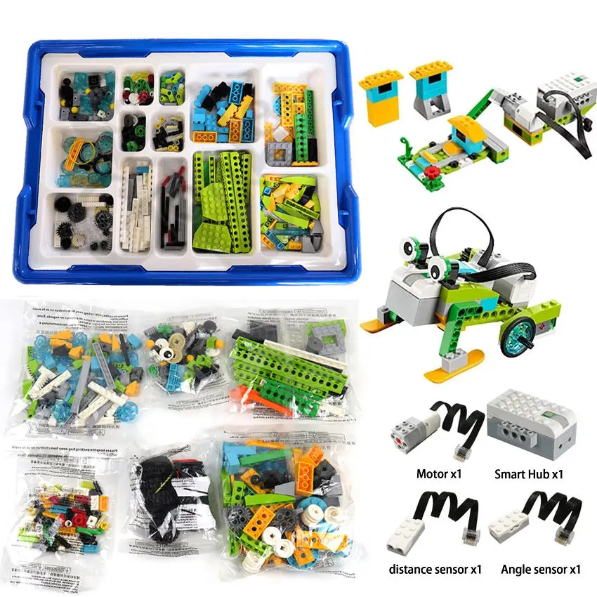 8-12 years old Kids Educational Programmable electronic toy DIY Creative Assemble Building Toy Wedo2.0
