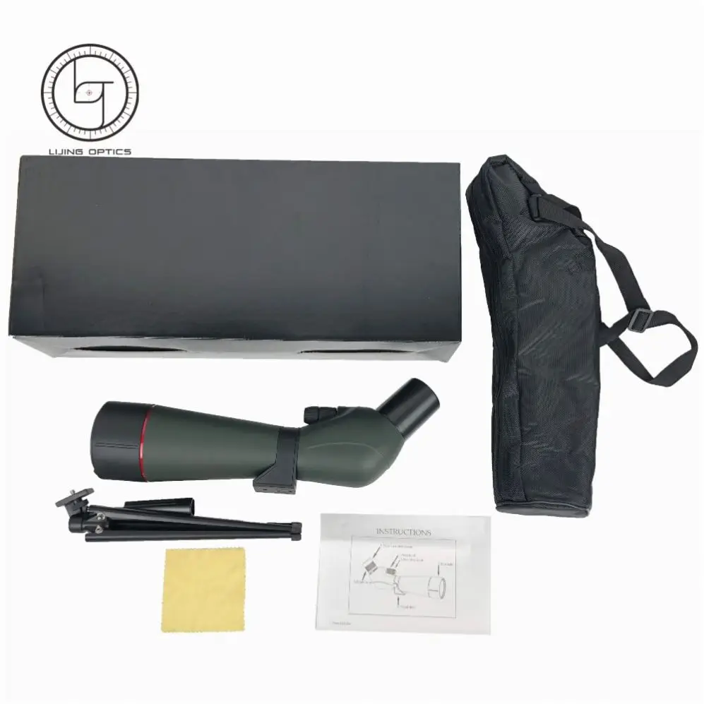 Bak4 refractor v reflector For Outdoor Birding Hunted Series 1 Monocular telescope Long Range 20-60X90mm Zoom Spotting Scope