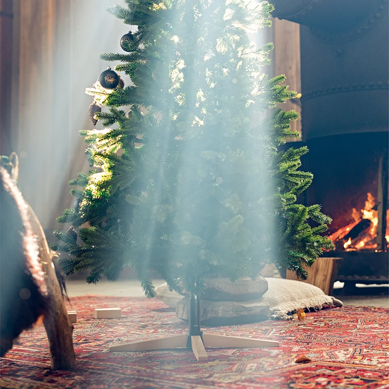 American style  christmas 6.5ft 7.5ft mixed pine christmas tree artificial christmas tree with stands for home decoration