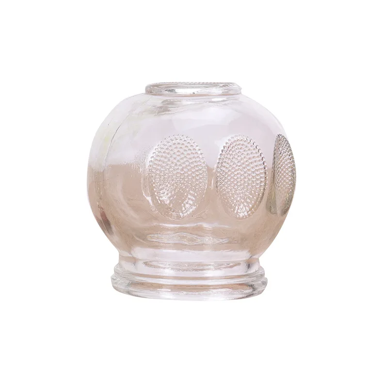 67mm traditional chinese medical suction fire cupping glass vacuum hijama massage cups wholesale cuping
