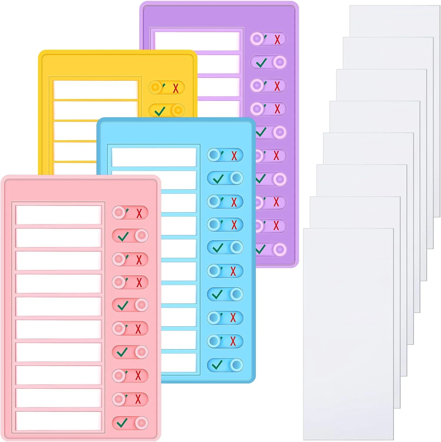 Custom Reusable RV Plastic Daily Checklist RV Checklist Memo Plastic Board for Kids