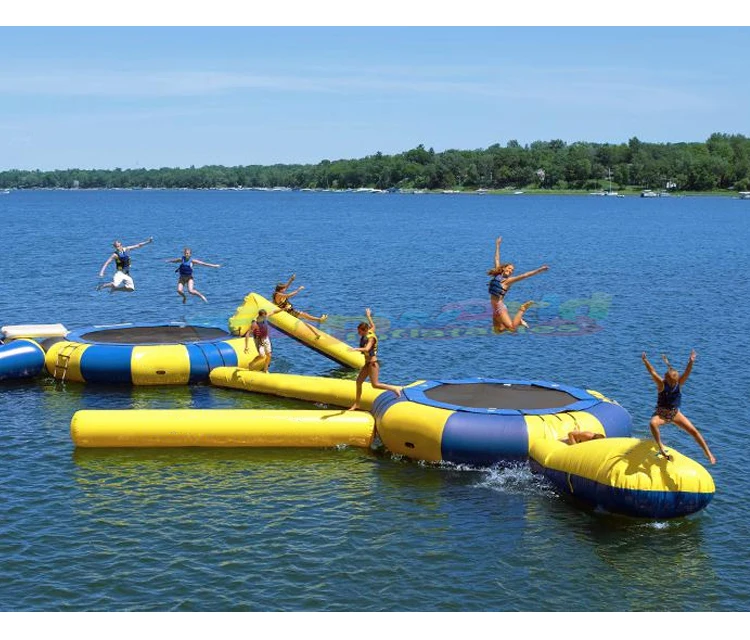 Commercial grade juegos inflables de agua inflatable water slide trampoline for sale wholesale