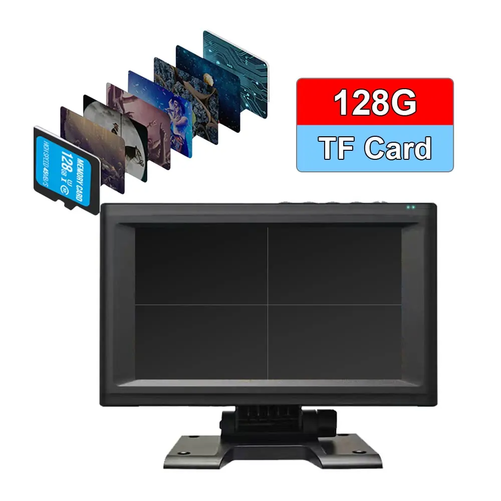 IP68 водонепроницаемый BSD монитор системы безопасности резервная камера 7 дюймов 4Ch Camara четырехэкранный слепой зоны 360 движения 720P