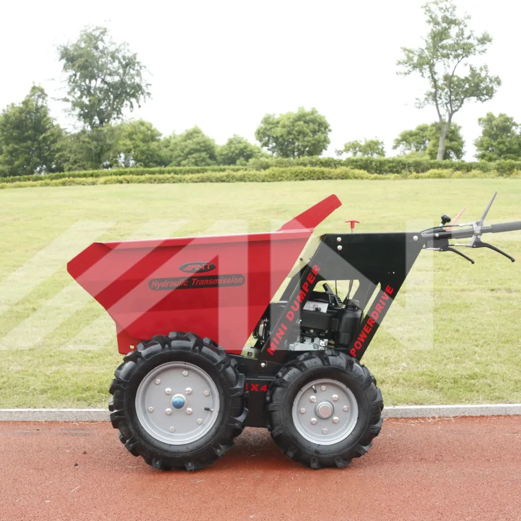 Гидравлический трансмиссионный мини-самосвал 4WD Power Wheel Barrow BY300S a погрузчики жанра