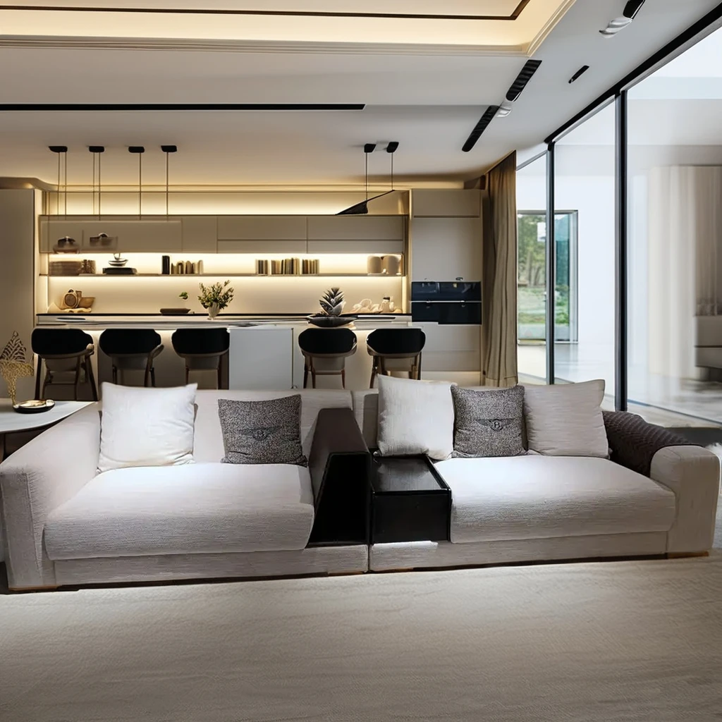 Furnistyle High Quality Modern Sectionals Sofa Customized Modular Modern Design 3 Seater Sofa