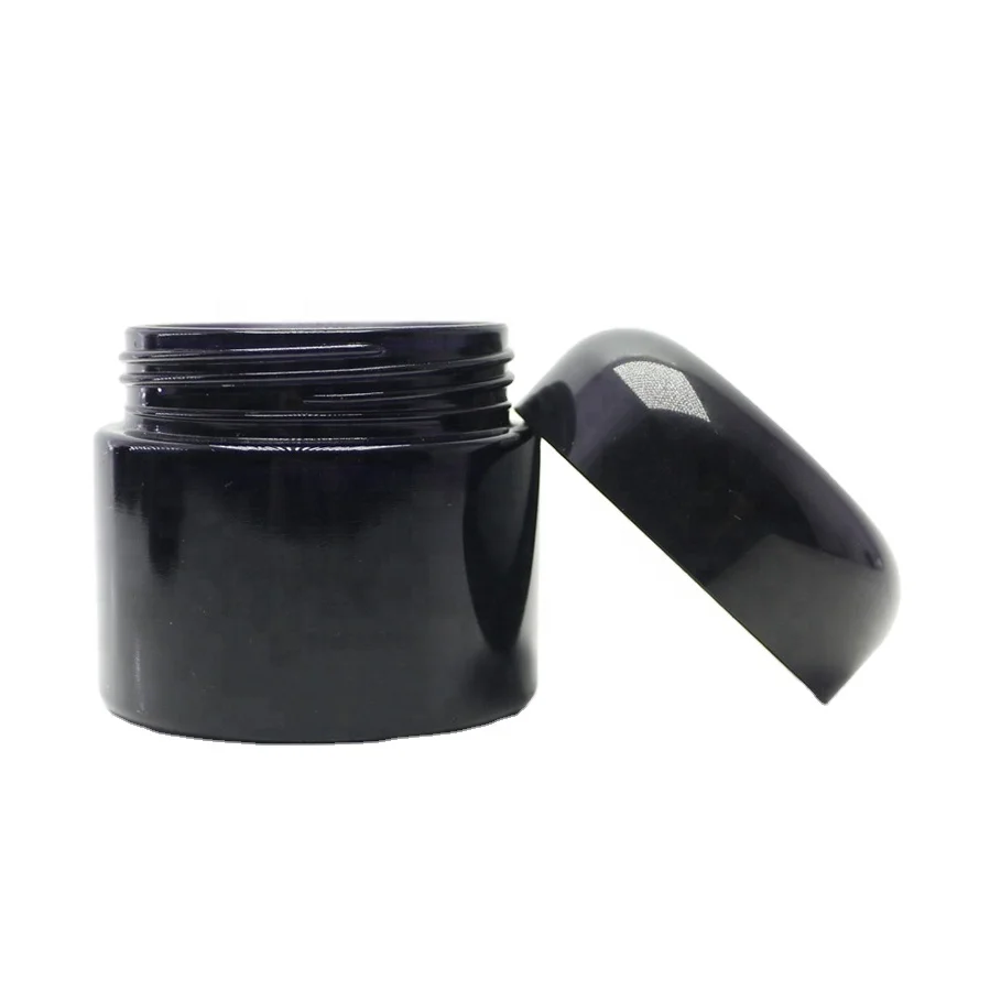 High End 10Ml 15Ml 30Ml 50Ml 100Ml 200Ml Essential Oil Glass Bottles Luxury UV Black Violet Essence Liquid Glass Dropper Bottle