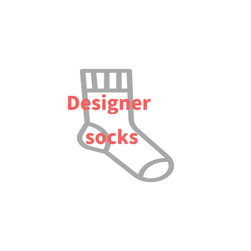 Wholesale Oem Custom Women Manufacturers Cotton Knit Customised Fashion Crew Designers Socks