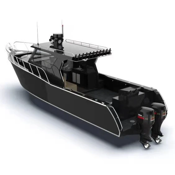 11m aluminium fishing boat center cabin luxury yacht for sale