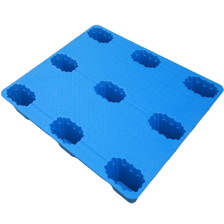 Wholesale 9 feet single face euro reinforced hdpe plastic hdpe pallet