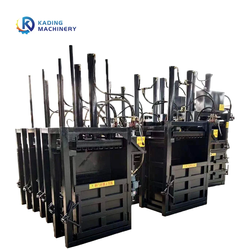 Hydraulic Driven Type Semi Automatic Waste Paper Press Baler Recycling Machine