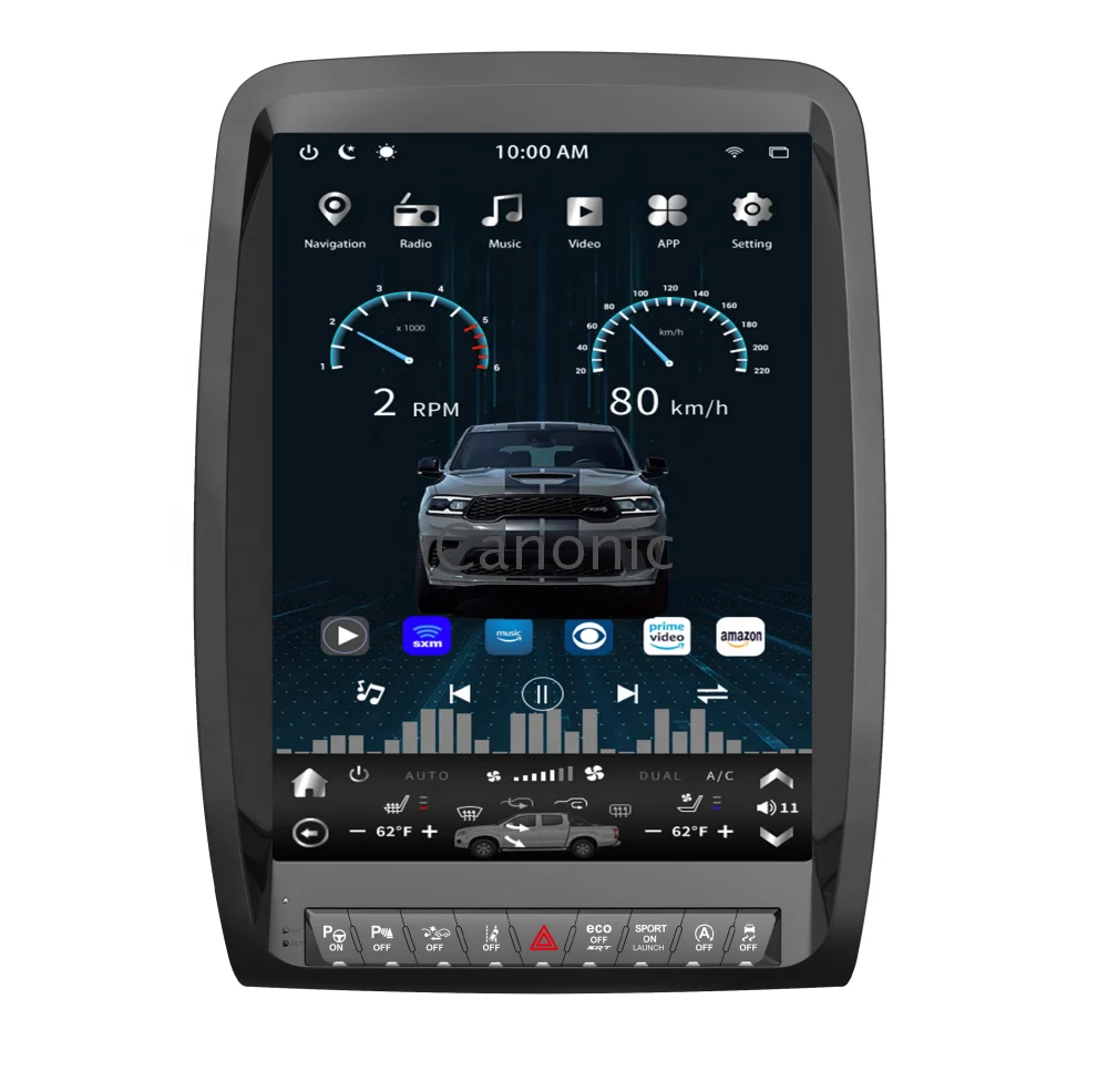 12.3 android 12 touch screen for dodge durango 2010-2020 multimedia player