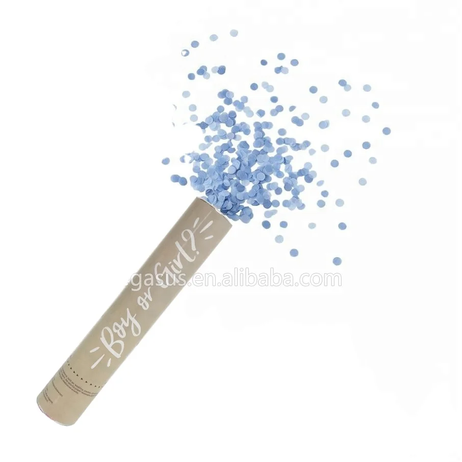 Gender reveal confetti cannon poppers wedding party popper