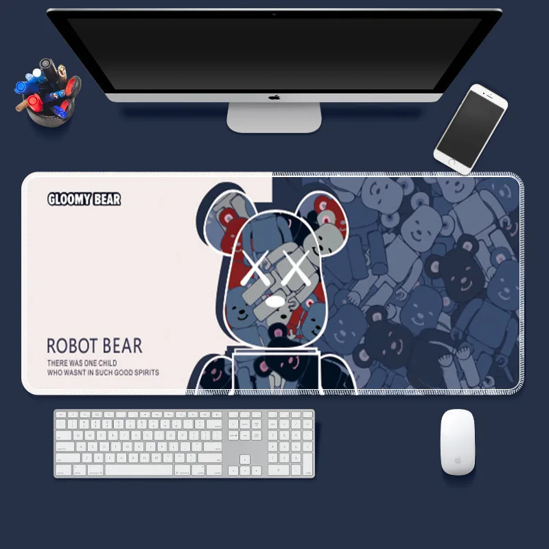 Desk pad Manufacturer Oversize Gaming Playmat Extra Large size Bearbrick custom mouse pads